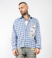 Camicia quadri barcode