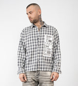 Camicia quadri barcode