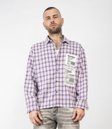 Camicia quadri barcode