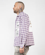 Camicia quadri barcode