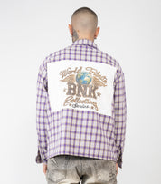 Camicia quadri barcode