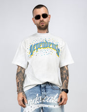 T-shirt dependencia strass