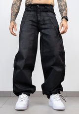 Parachute spalmato verniciato black