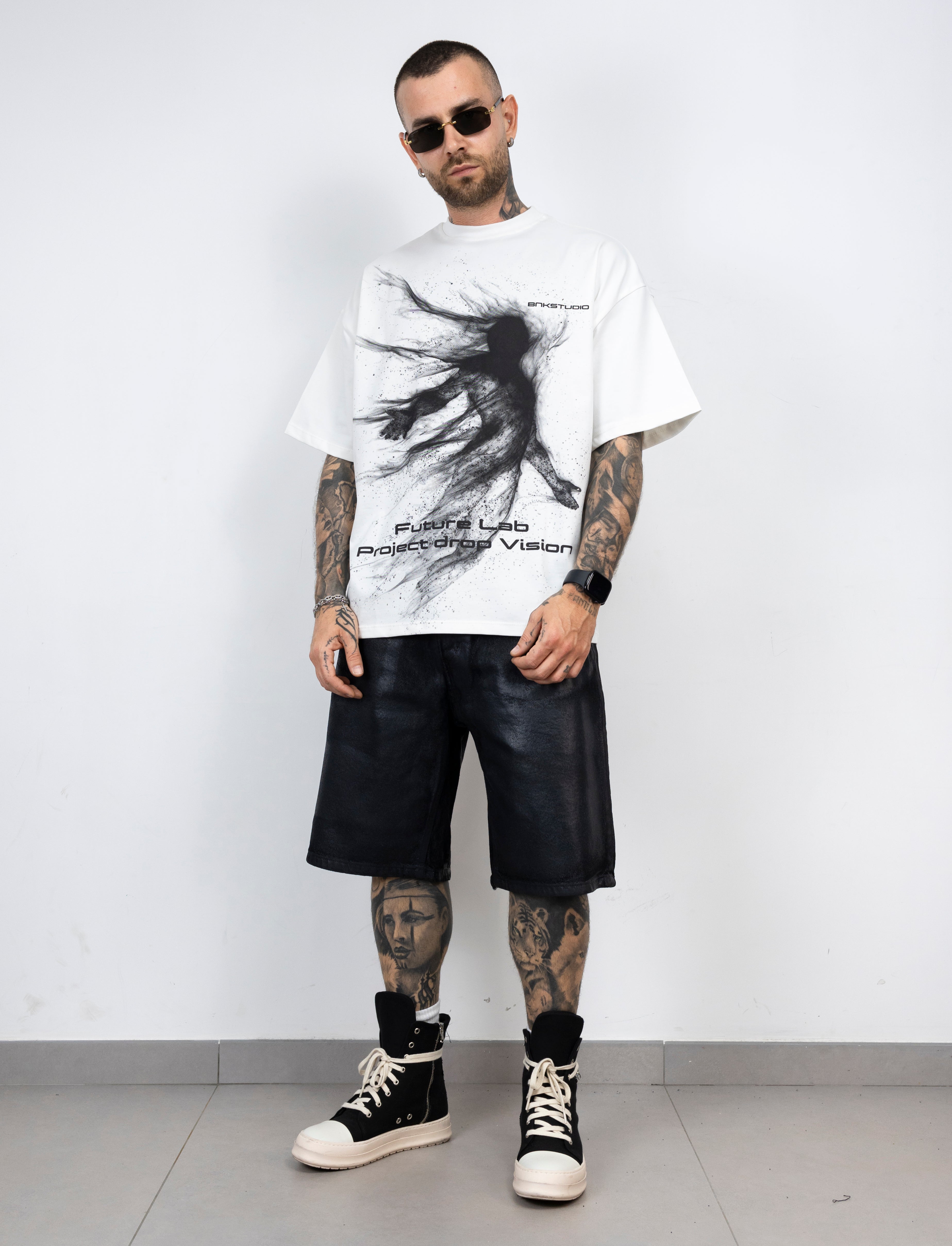 T-shirt over vision