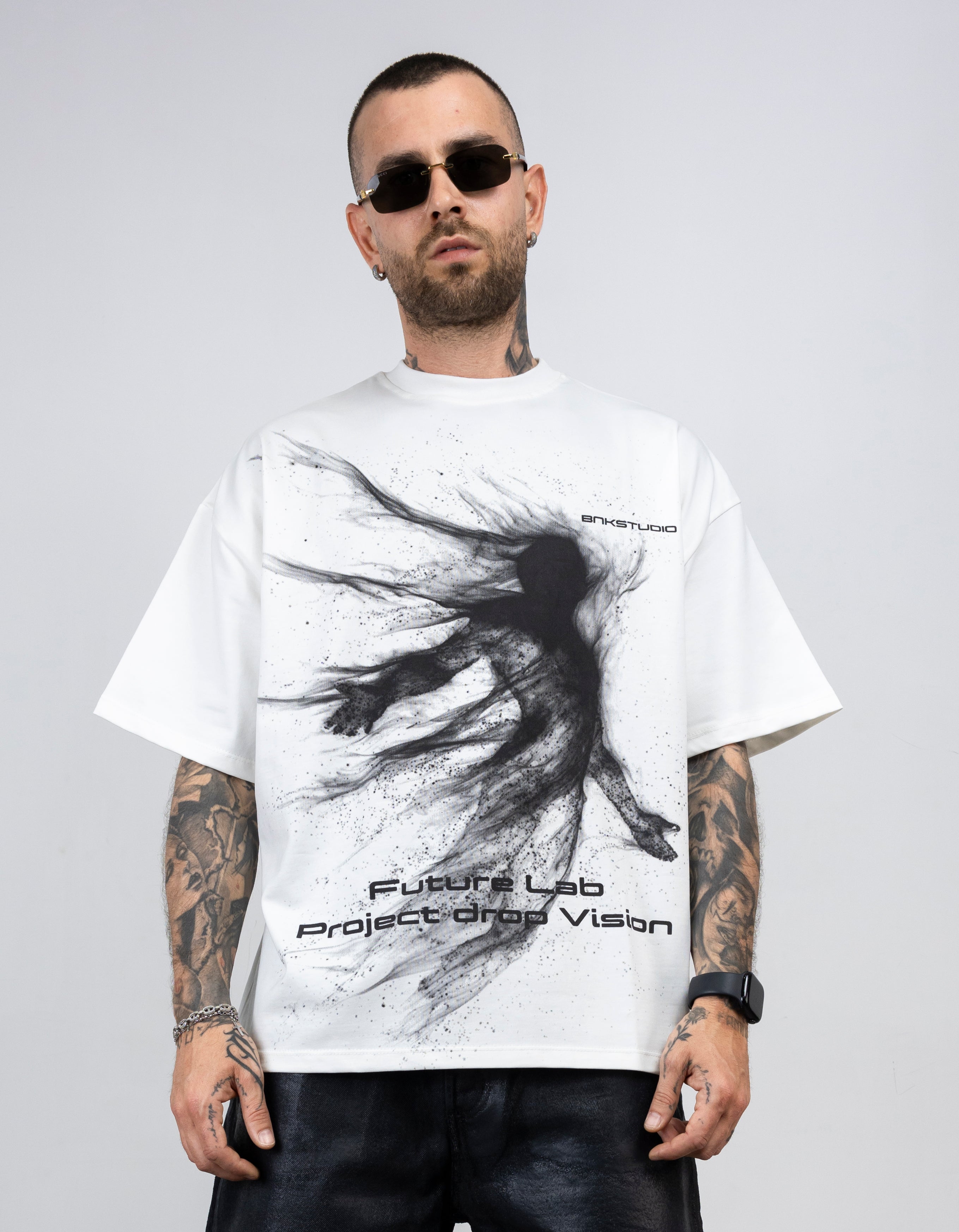 T-shirt over vision