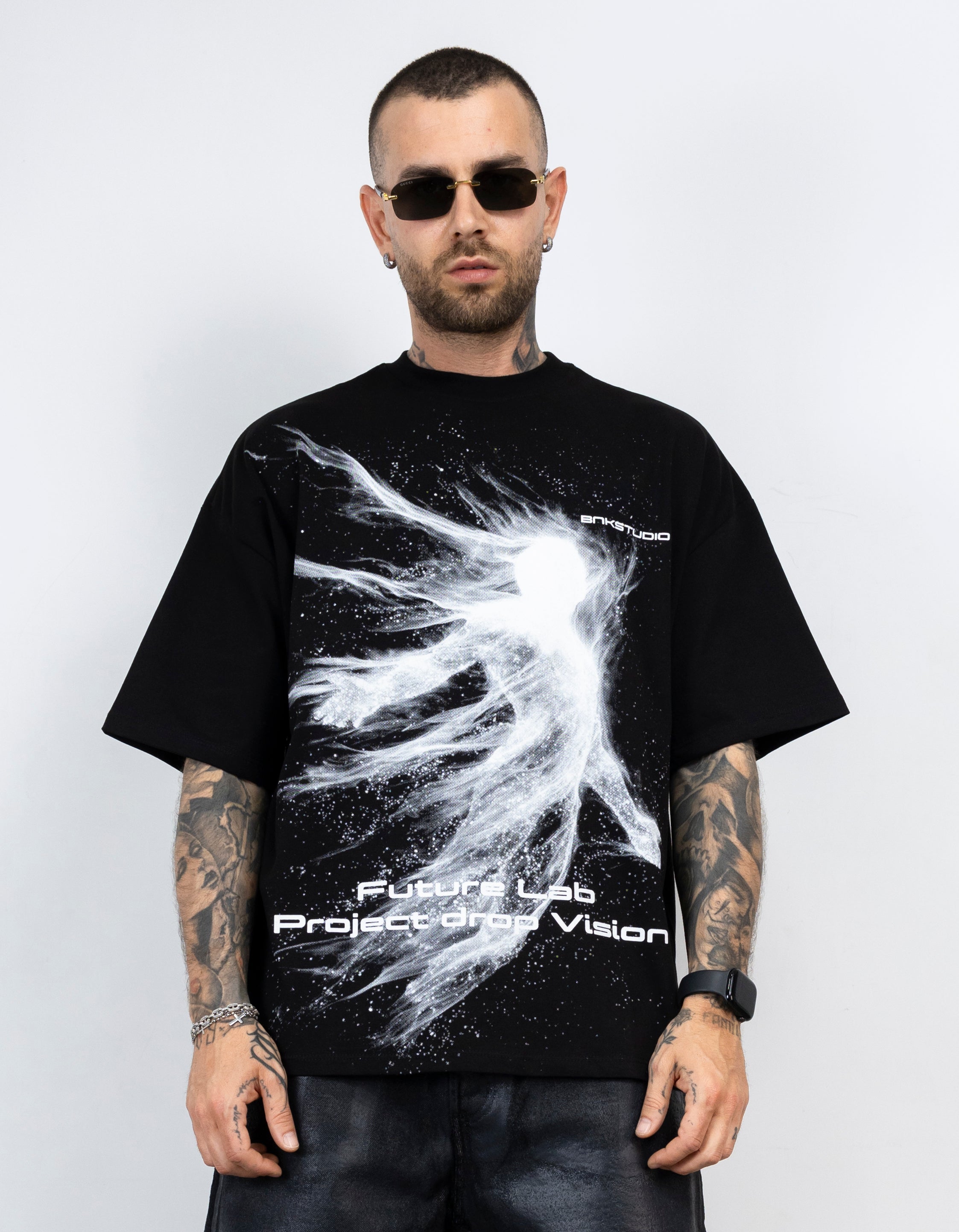 T-shirt over vision