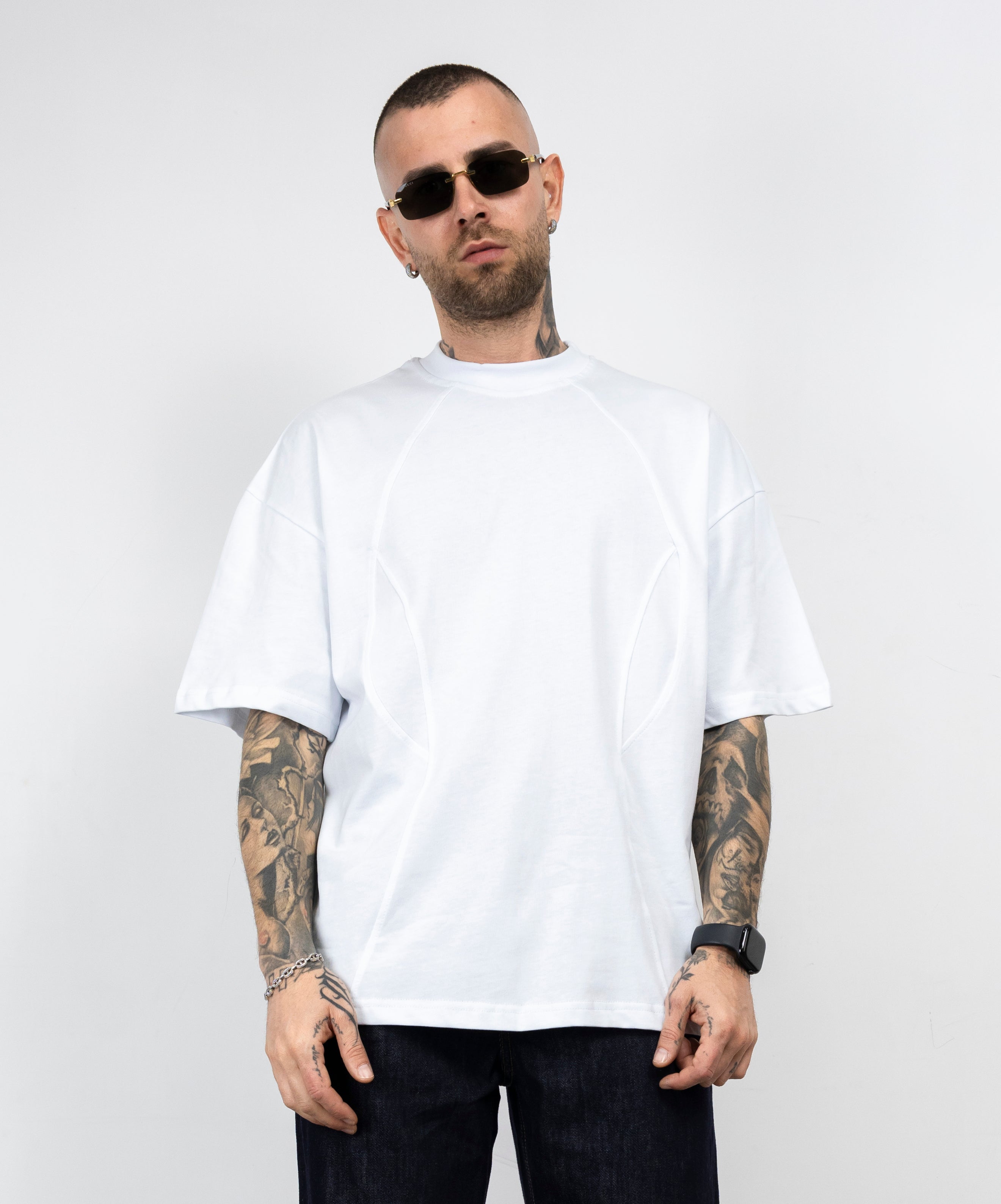 T-shirt with-cuts