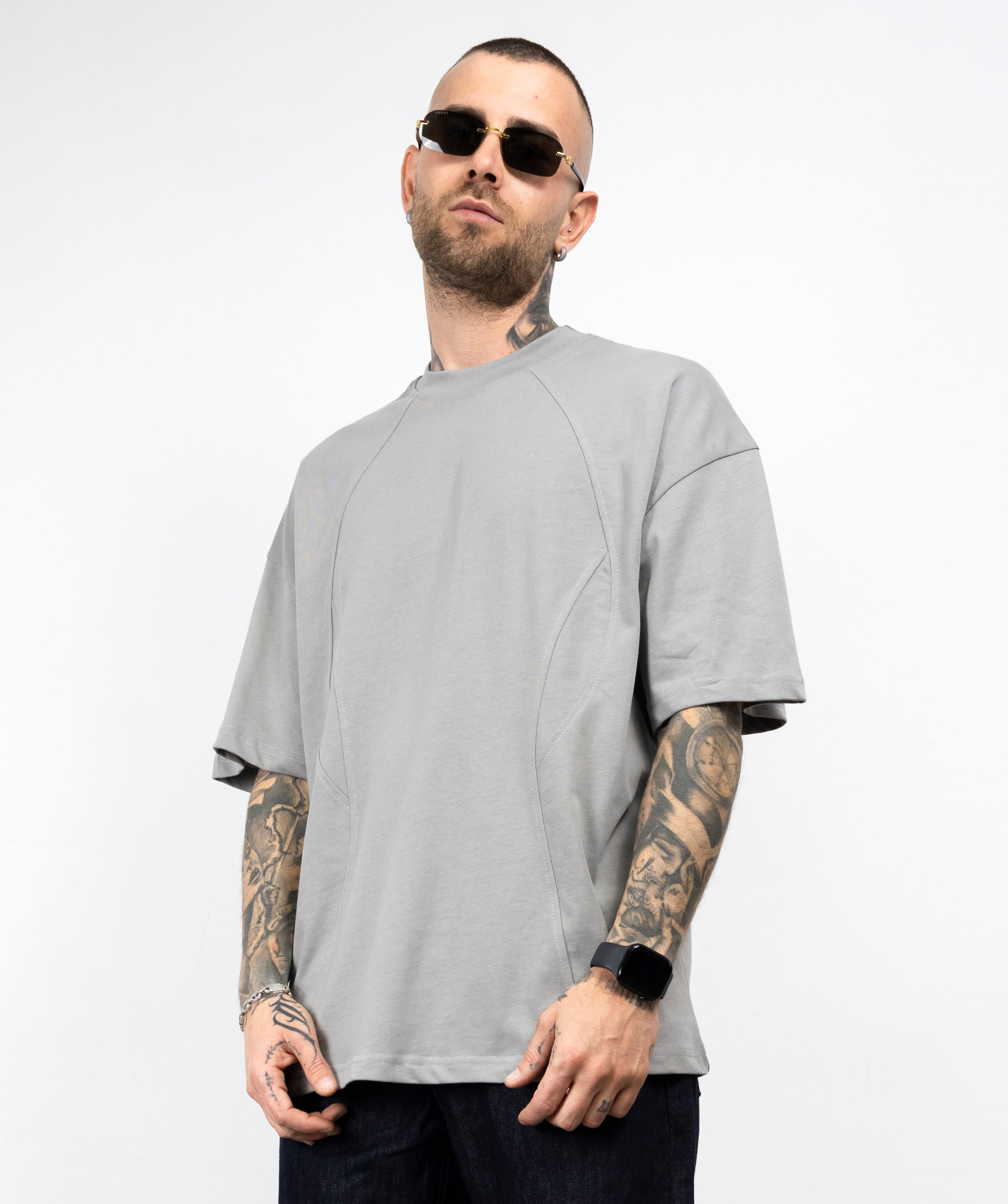 T-shirt with-cuts