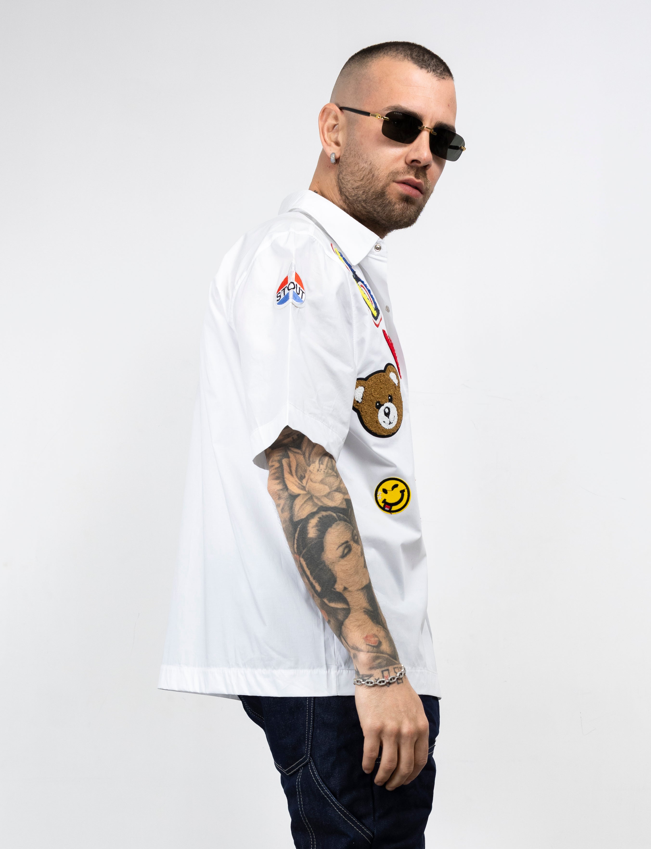 Camicia bear patch