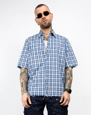 Camicia millerighe taglio vivo