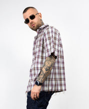 Camicia millerighe taglio vivo