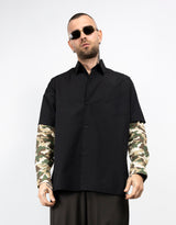 Camicia doouble sleeve mimetic