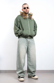 Hoodie pelliccia