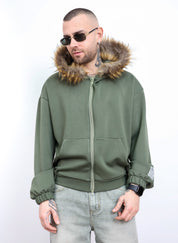 Hoodie pelliccia