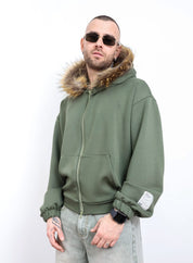 Hoodie pelliccia