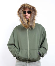 Hoodie pelliccia