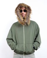 Hoodie pelliccia
