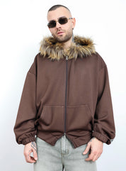 Hoodie pelliccia