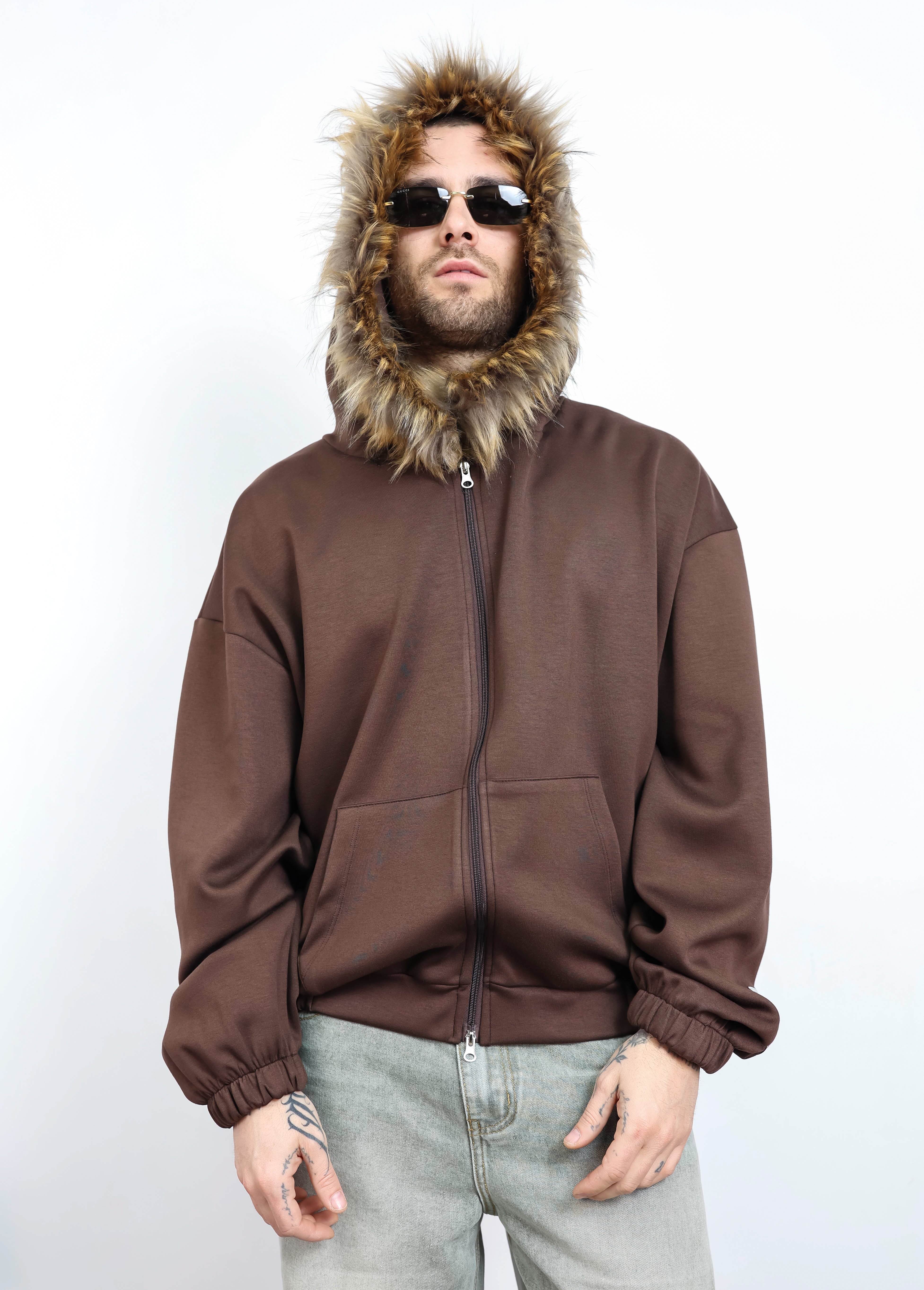 Hoodie pelliccia