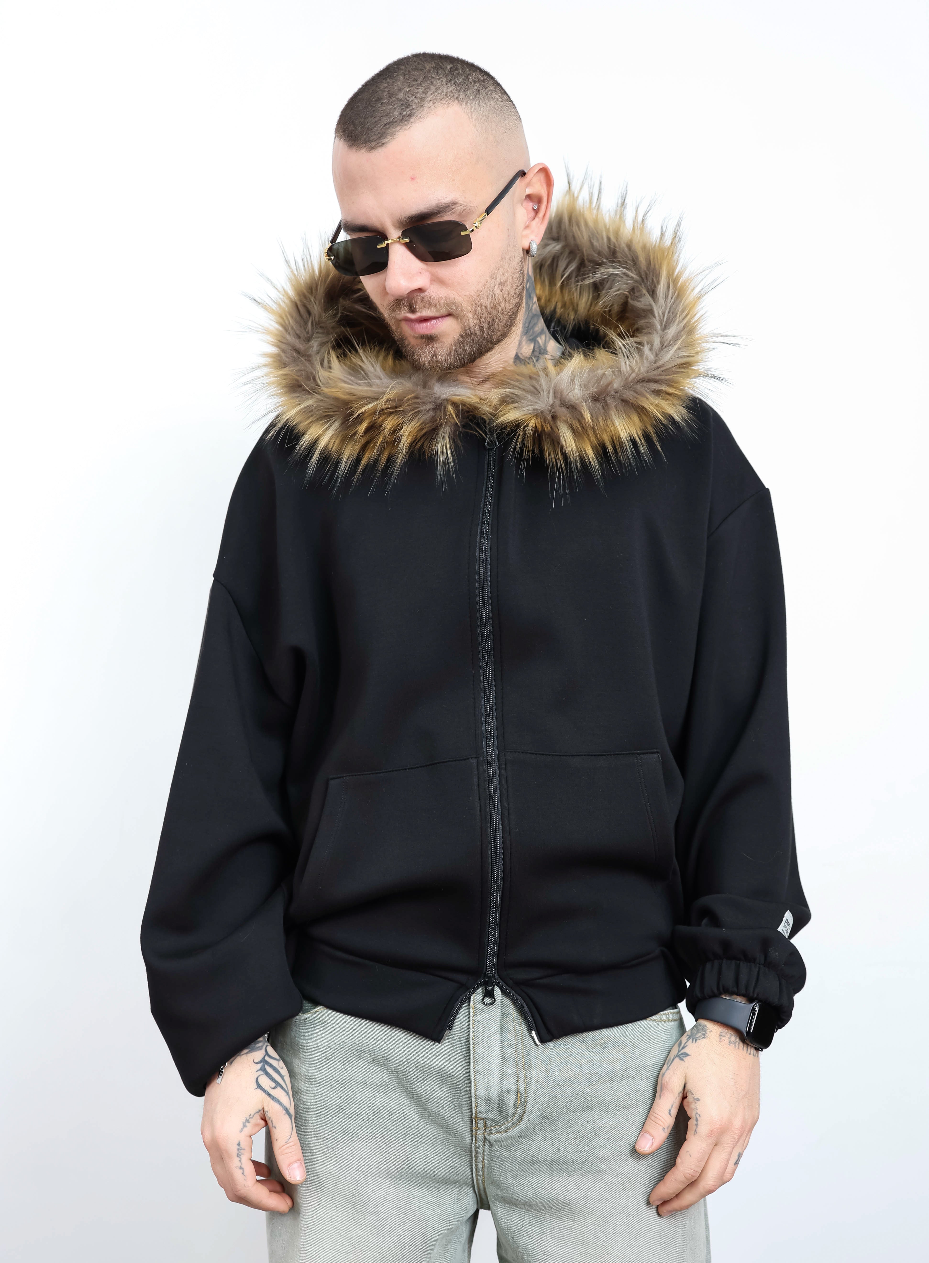 Hoodie pelliccia