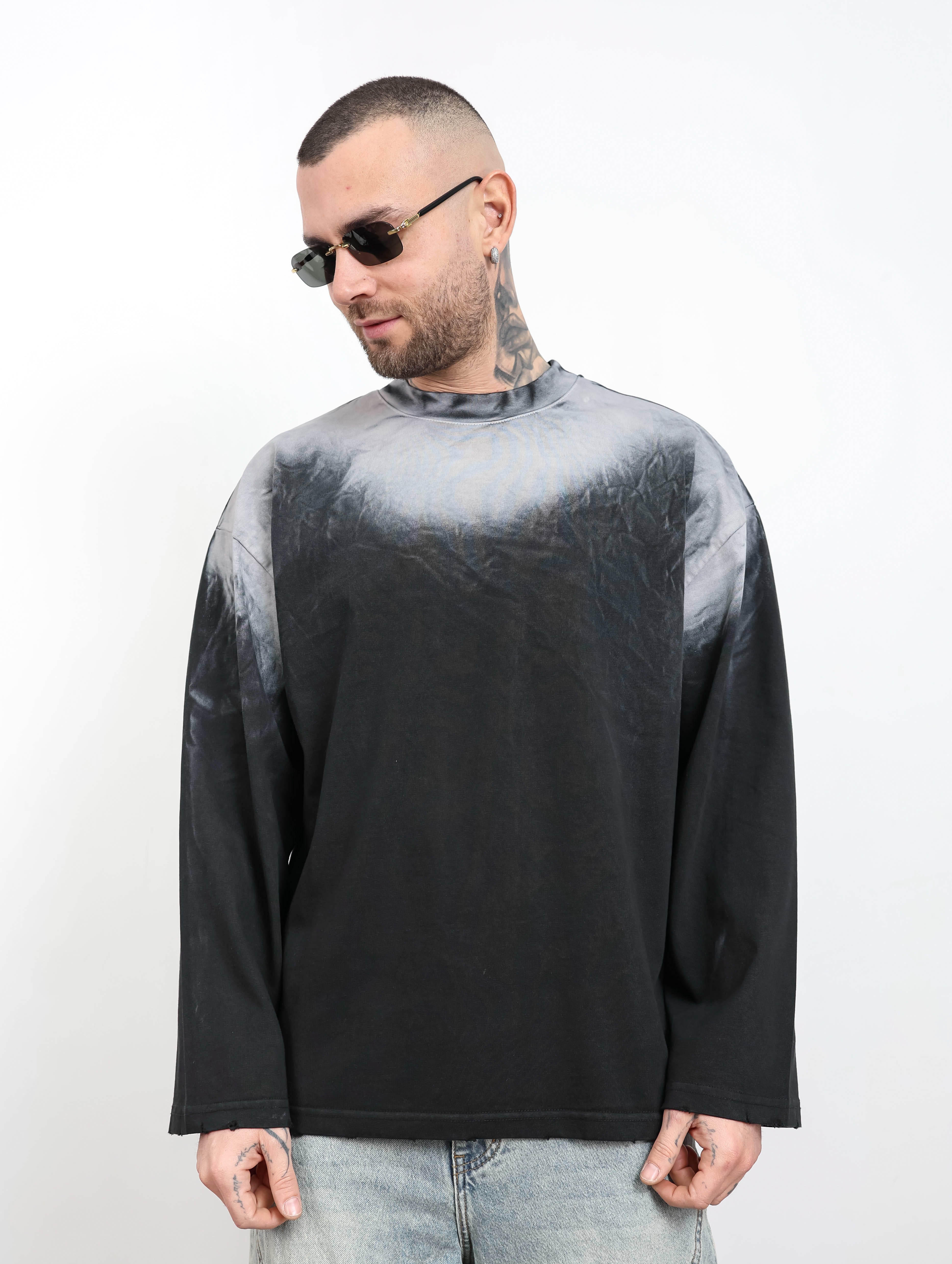 T-shirt long sleeve wash