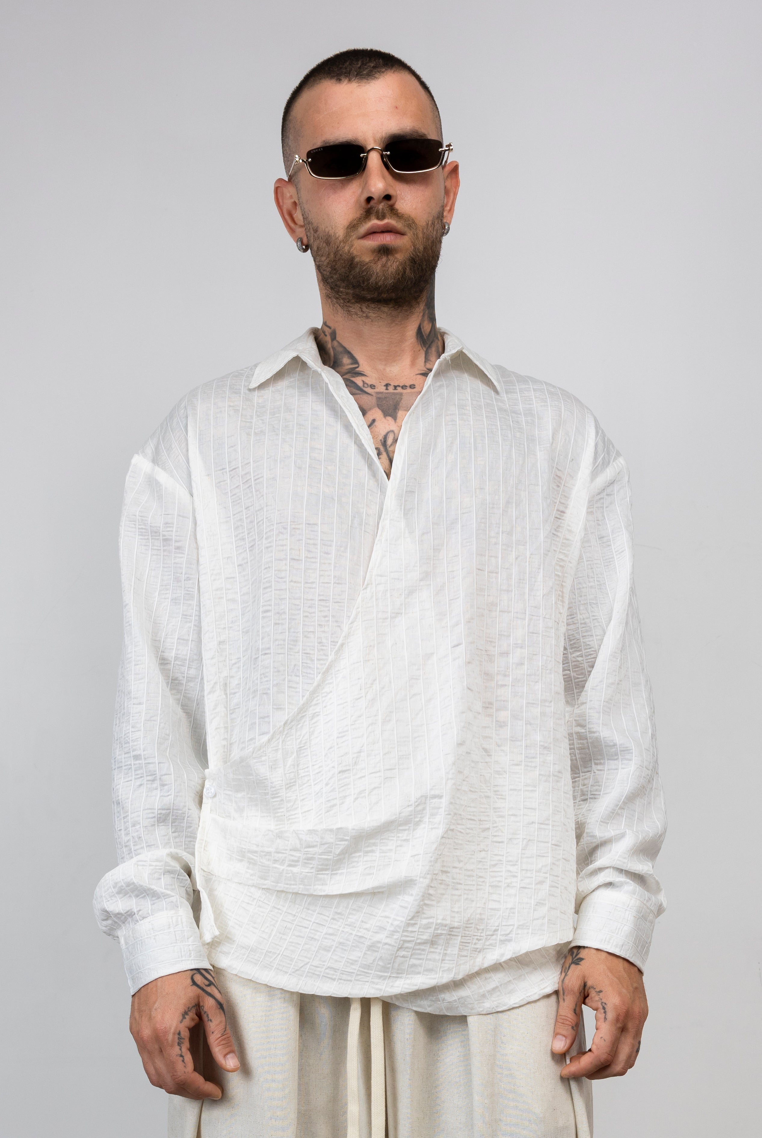 Camicia Tulum intrecciata