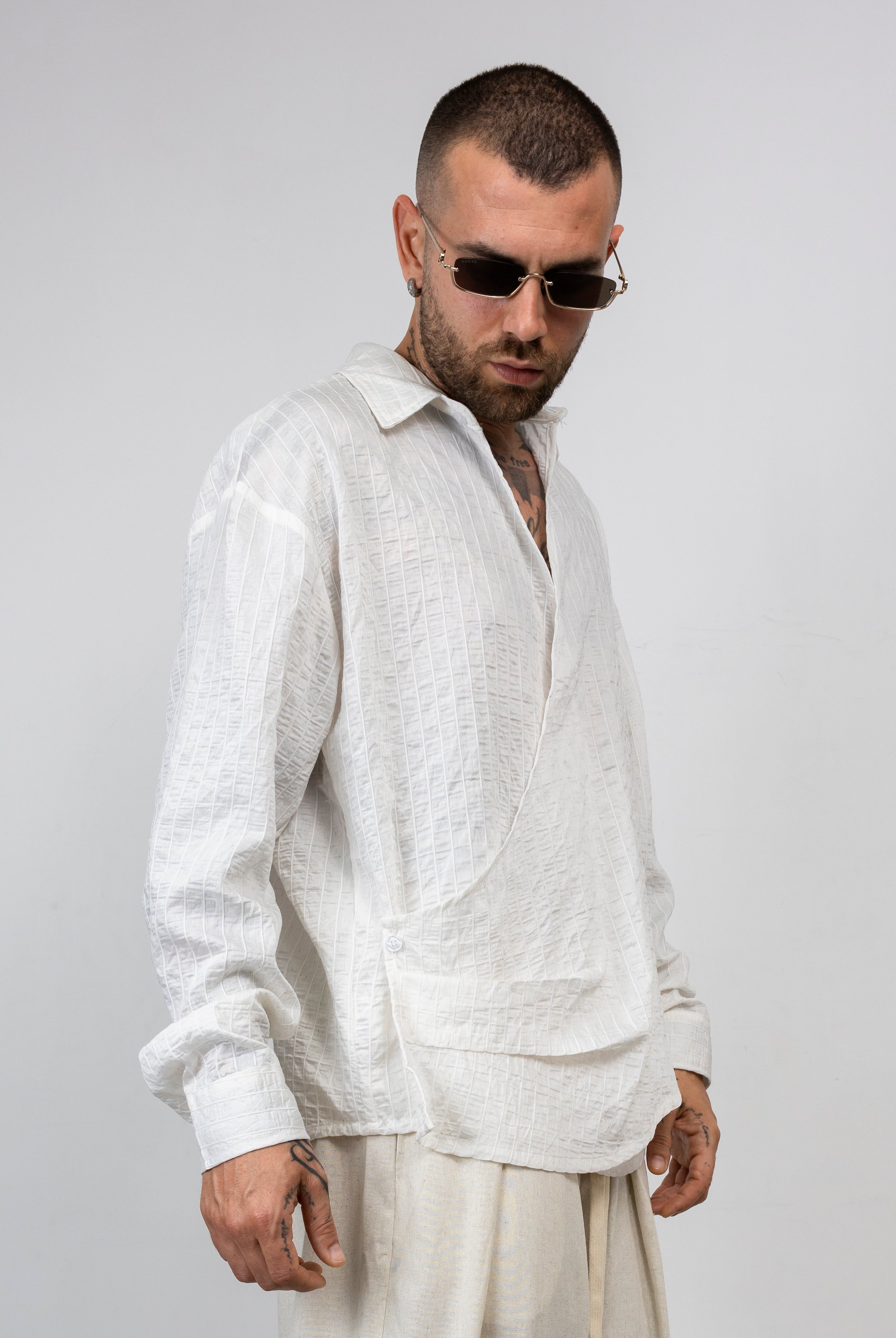 Camicia Tulum intrecciata
