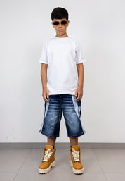 Bermuda Jeans Junior stripes
