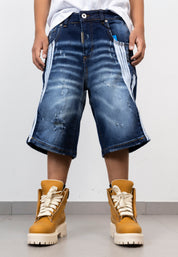 Bermuda Jeans Junior stripes