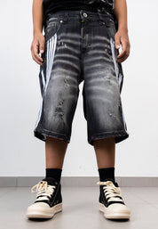 Bermuda Jeans Junior stripes
