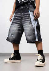Bermuda Jeans Junior stripes