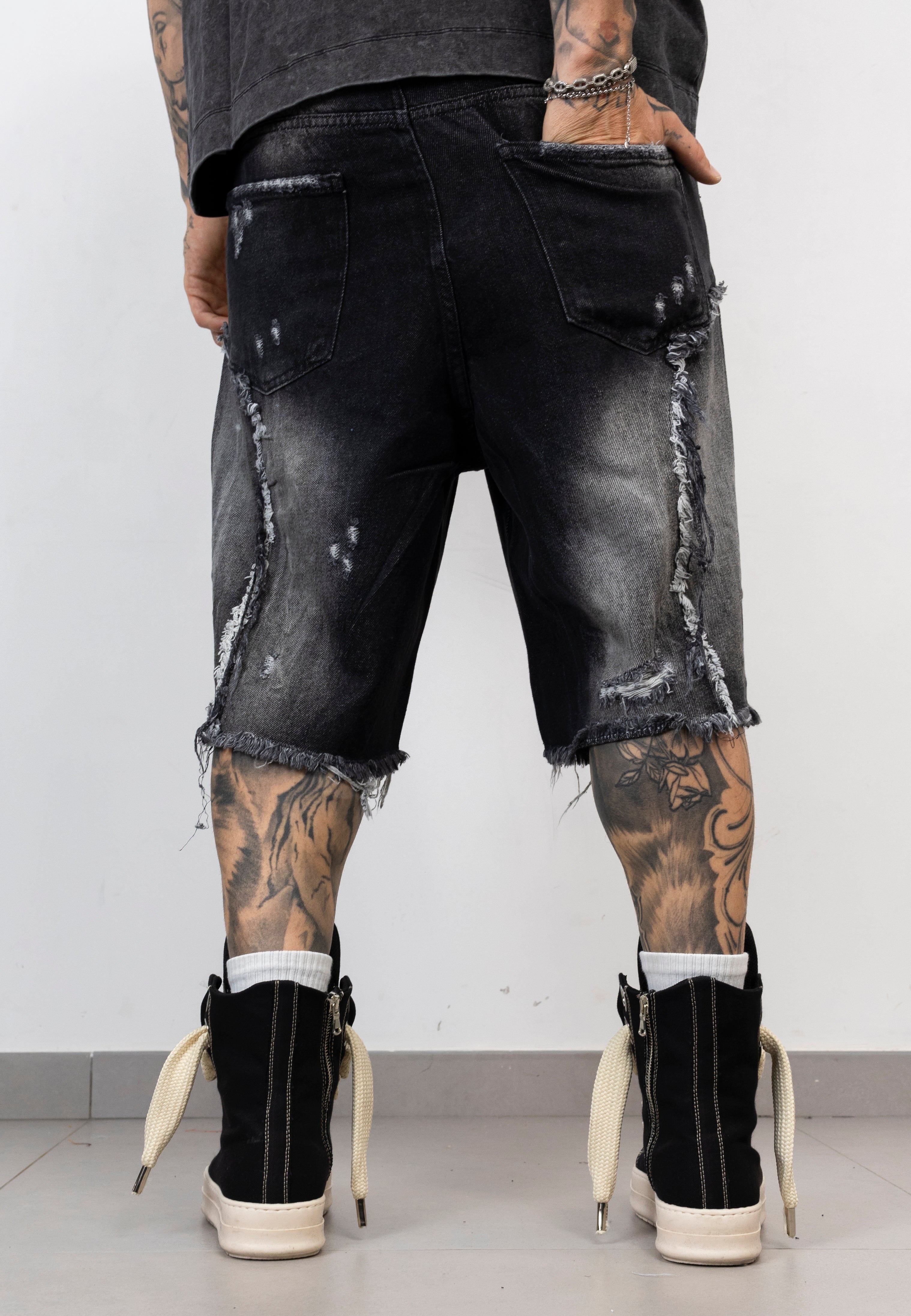 Bermuda Denim Premium Strass