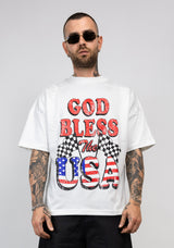T-Shirt Oversize God Bless The USA