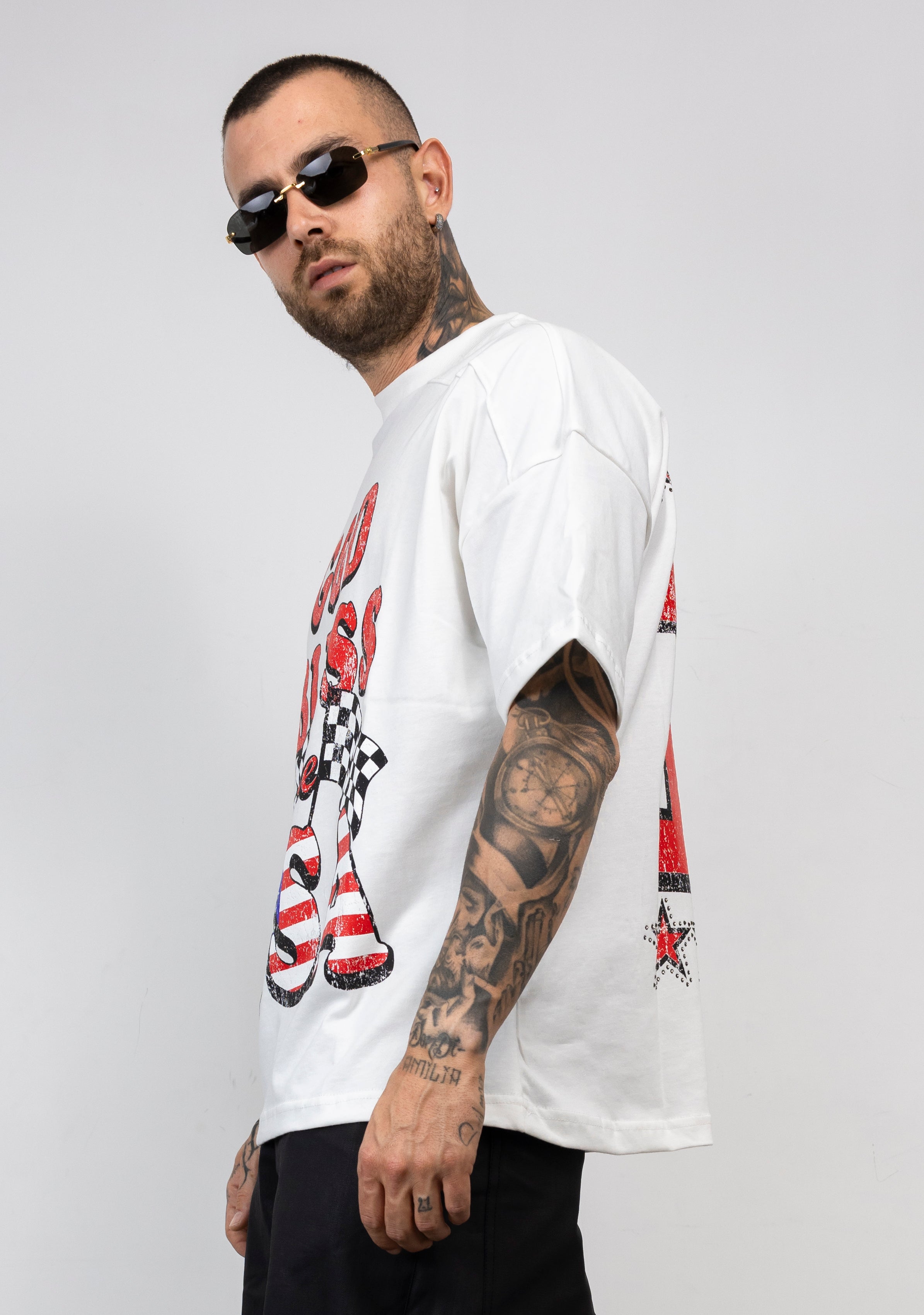 T-Shirt Oversize God Bless The USA