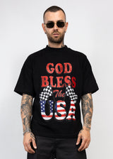 T-Shirt Oversize God Bless The USA