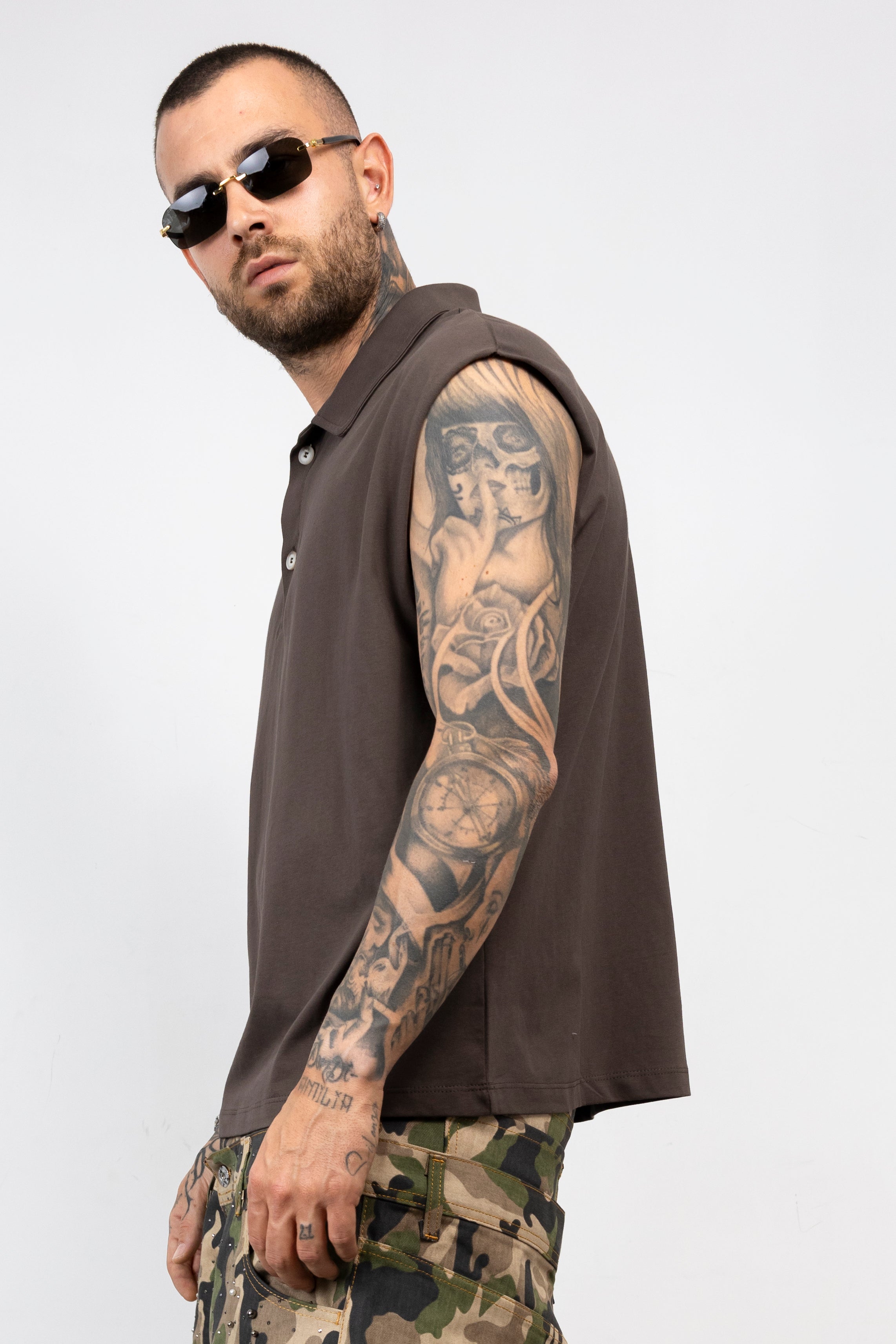 Polo Smanicata Oversize