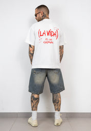 T-Shirt Oversize La Vida Es Un Carnaval
