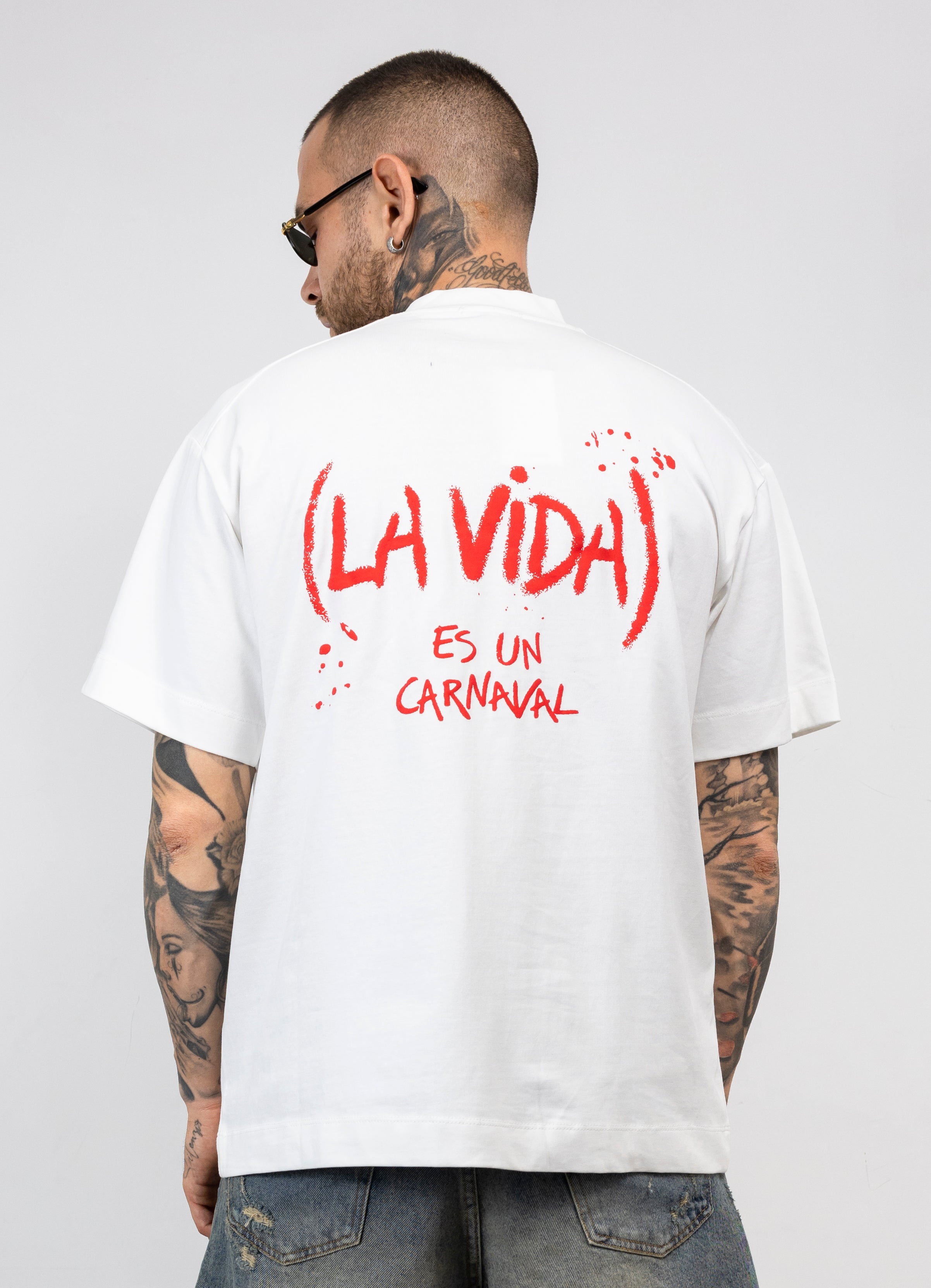 T-Shirt Oversize La Vida Es Un Carnaval