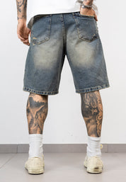 Bermuda Denim Destroyed