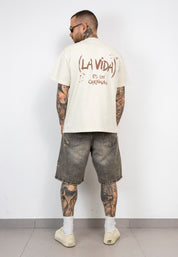 T-Shirt Oversize La Vida Es Un Carnaval