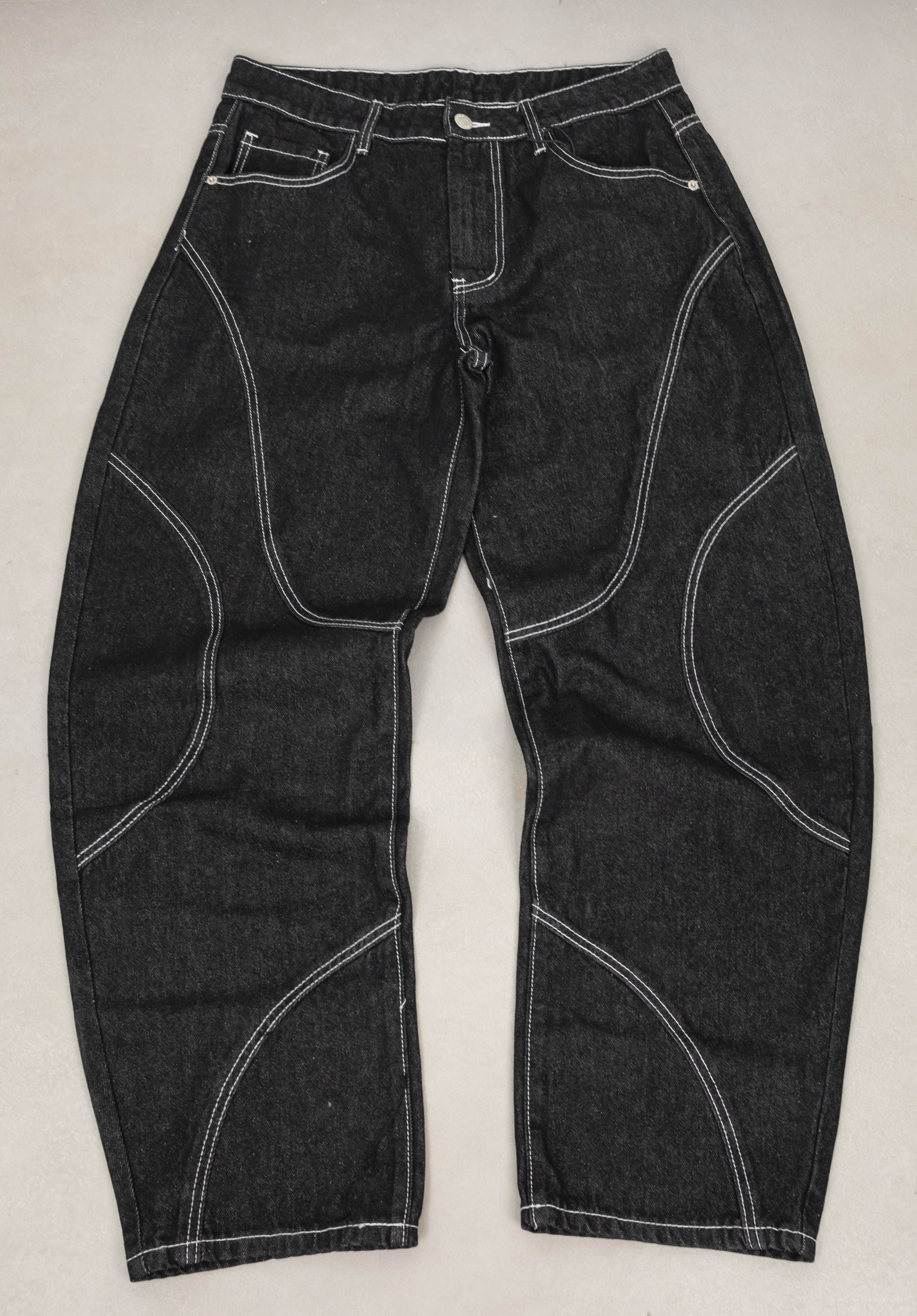 Baggy wave cuciture esterne