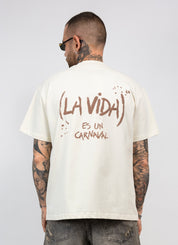T-Shirt Oversize La Vida Es Un Carnaval