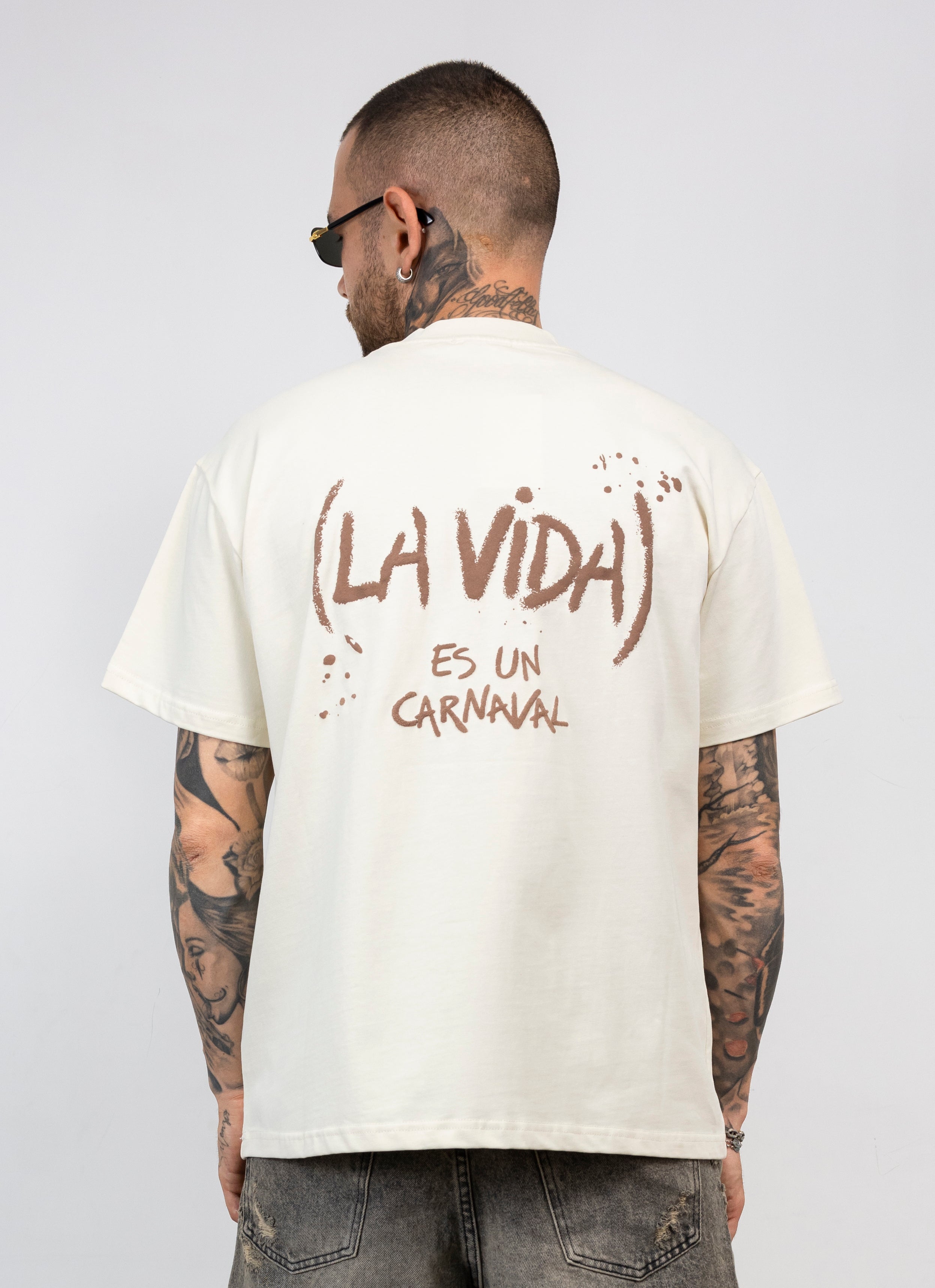 T-Shirt Oversize La Vida Es Un Carnaval