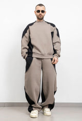 Tuta suit bicolor