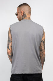 T-Shirt Smanicata No Mercy con Borchie