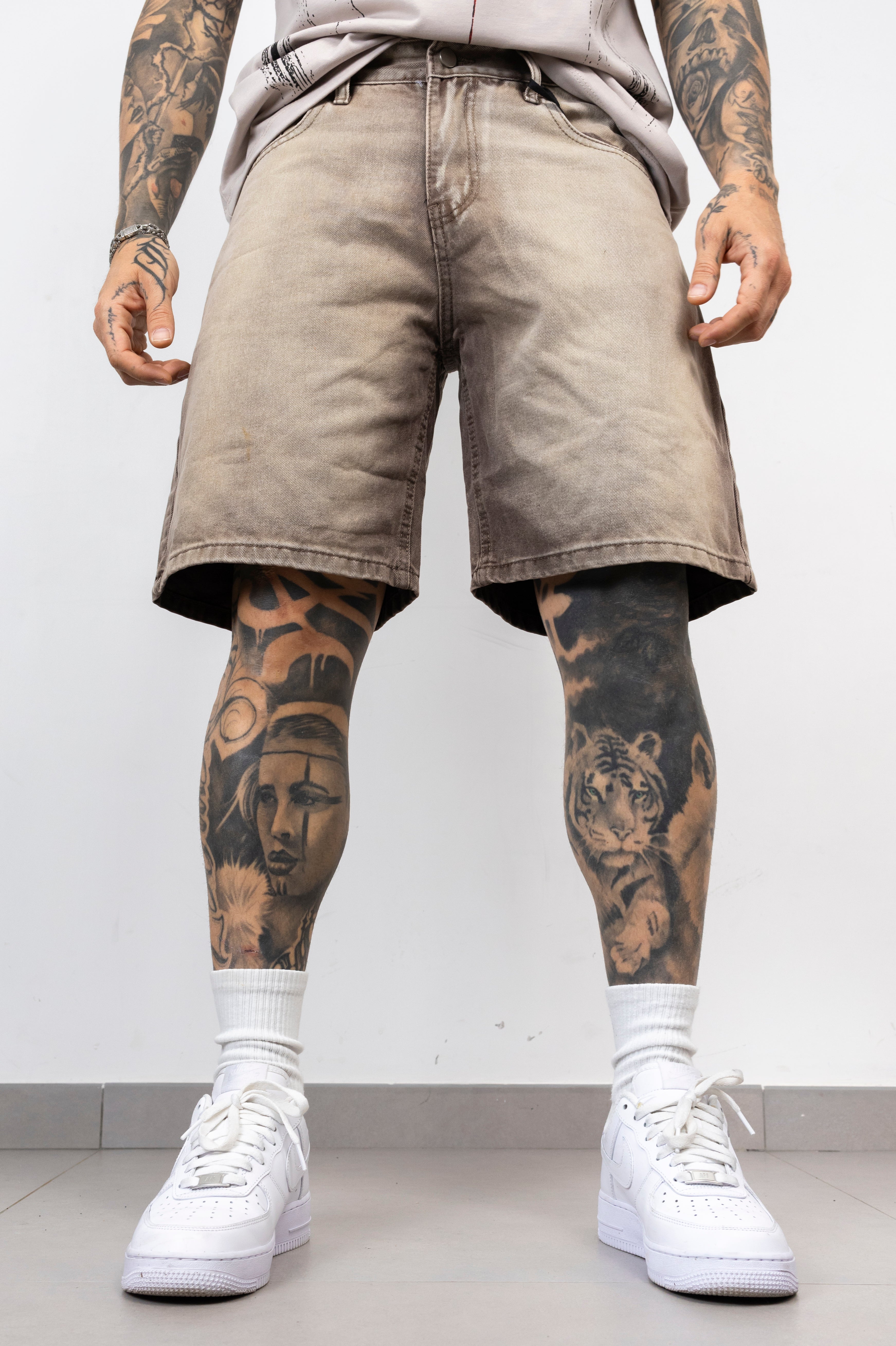 Bermuda Denim Vintage Sabbia