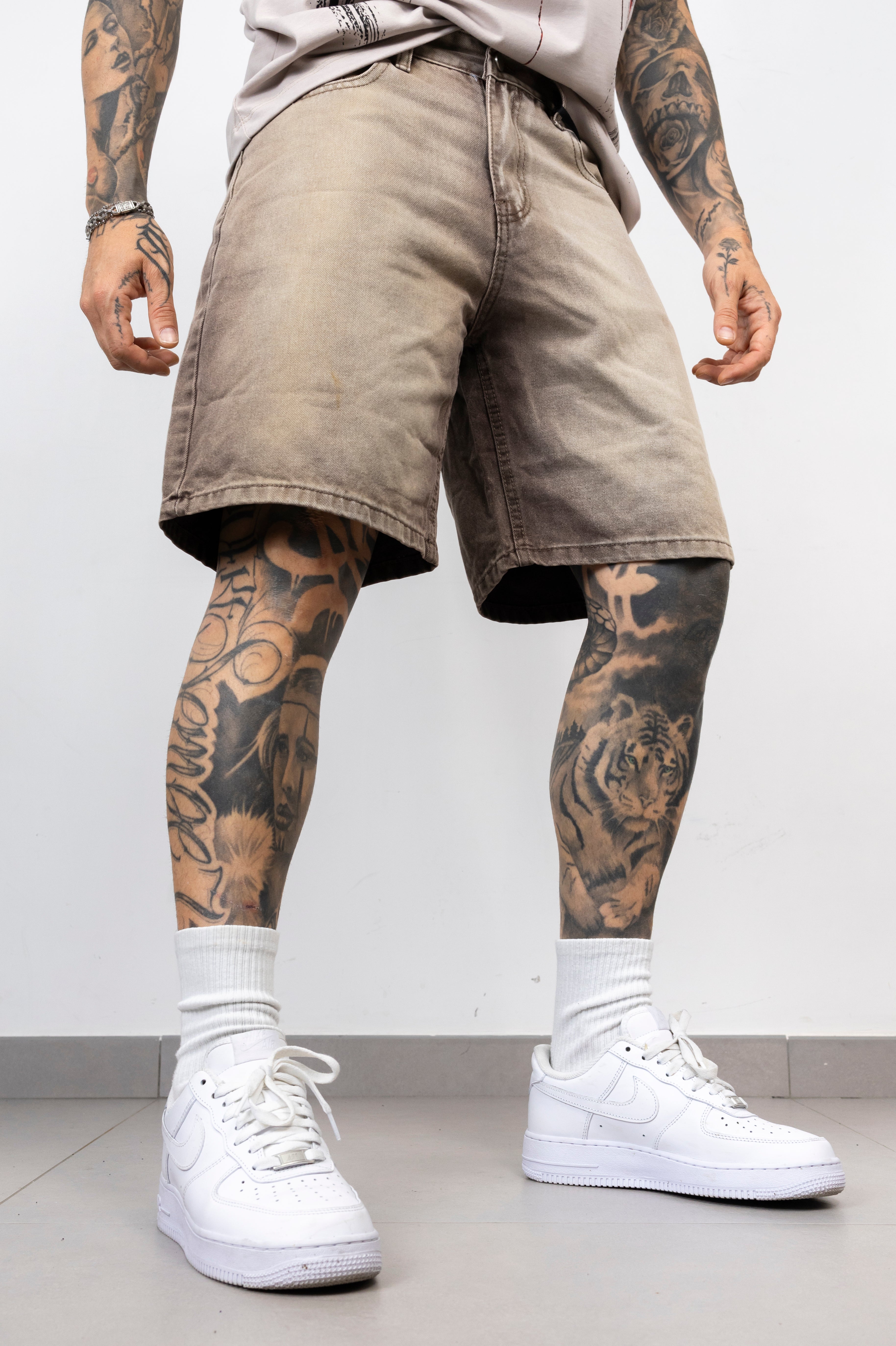 Bermuda Denim Vintage Sabbia