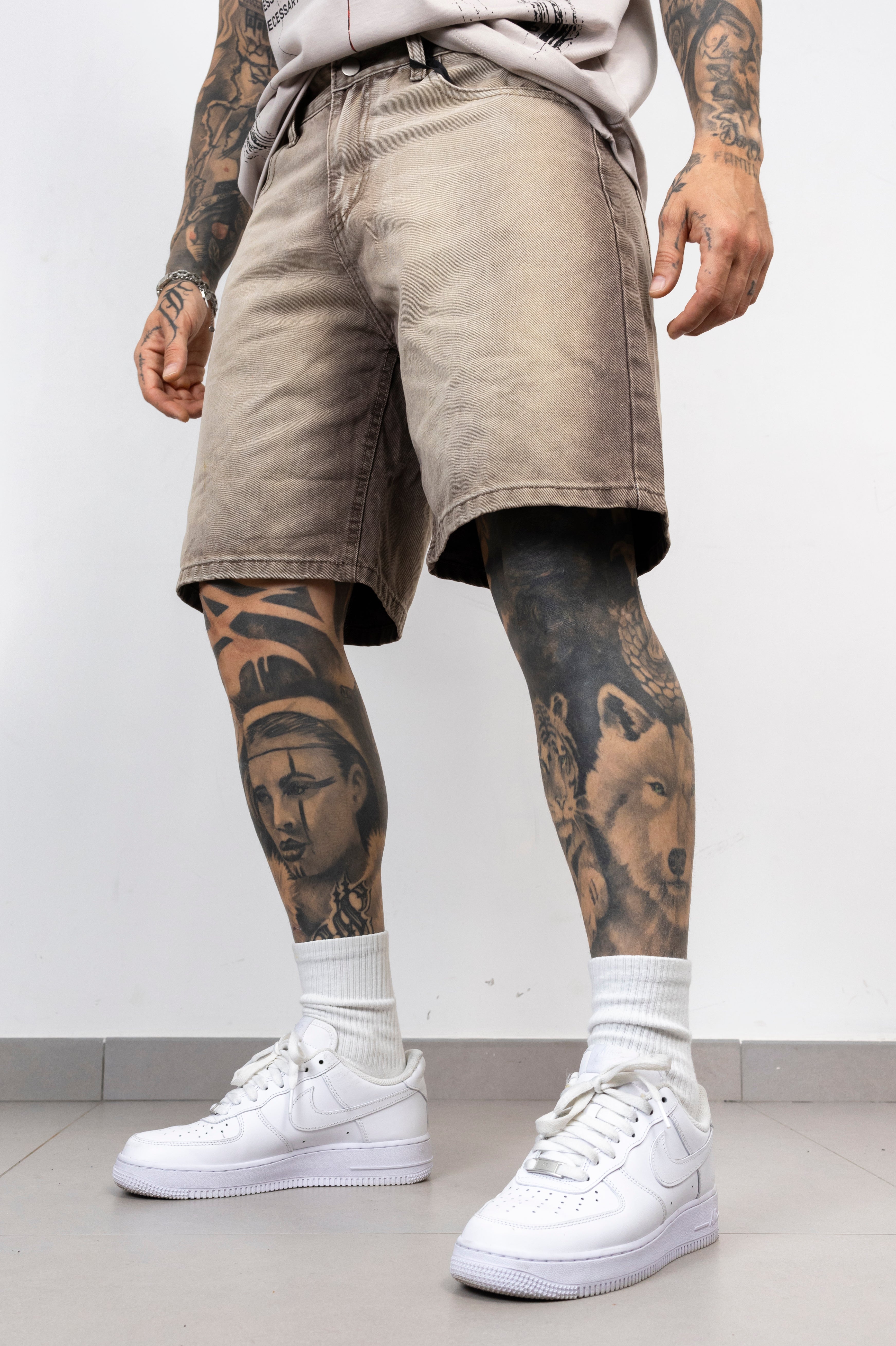 Bermuda Denim Vintage Sabbia