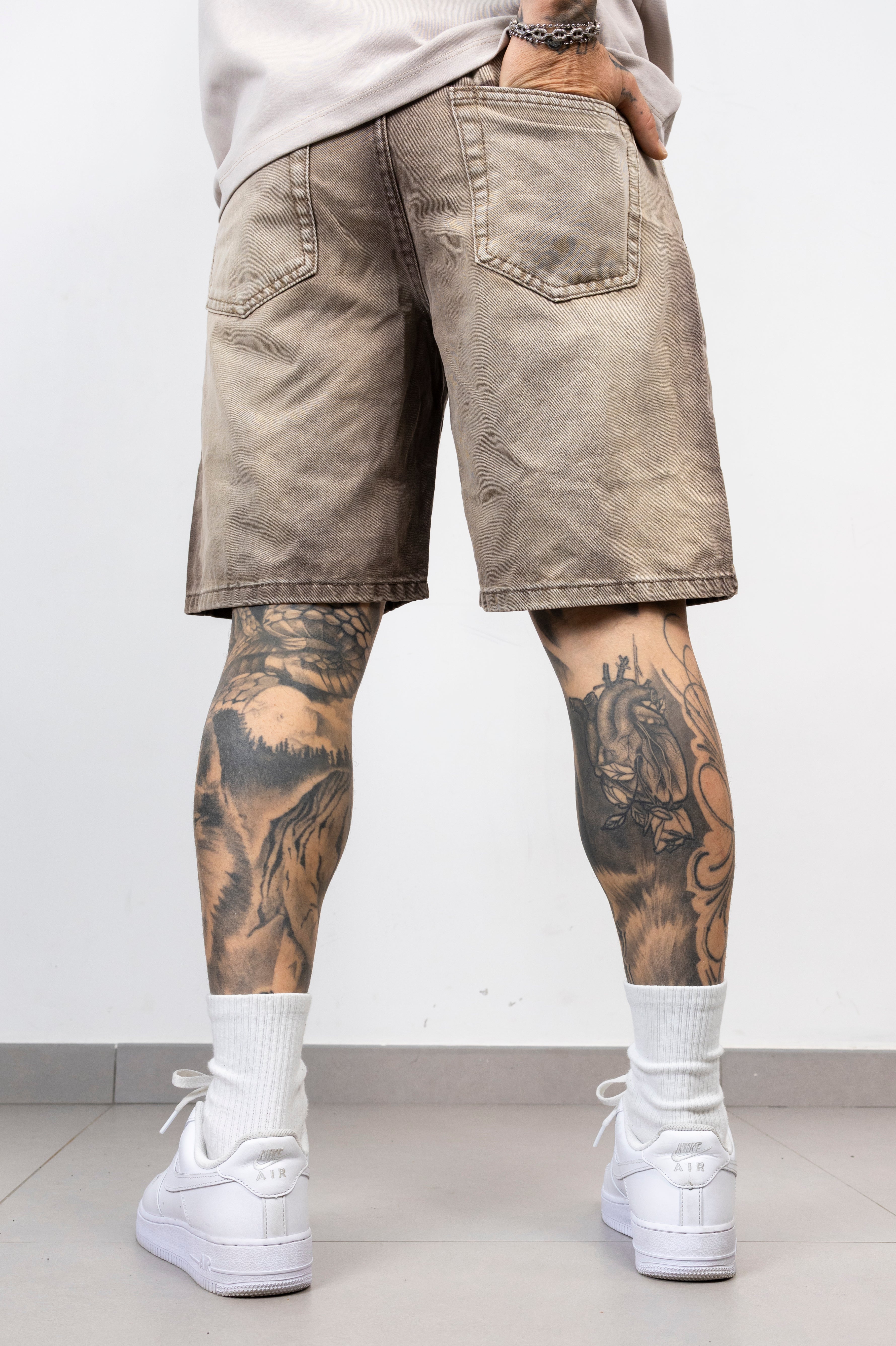 Bermuda Denim Vintage Sabbia
