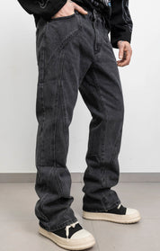 Baggy grey always cuciture esterne